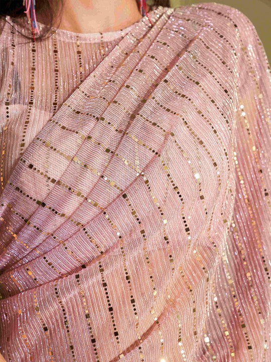 Embellished 1 min Ready to Wear Saree