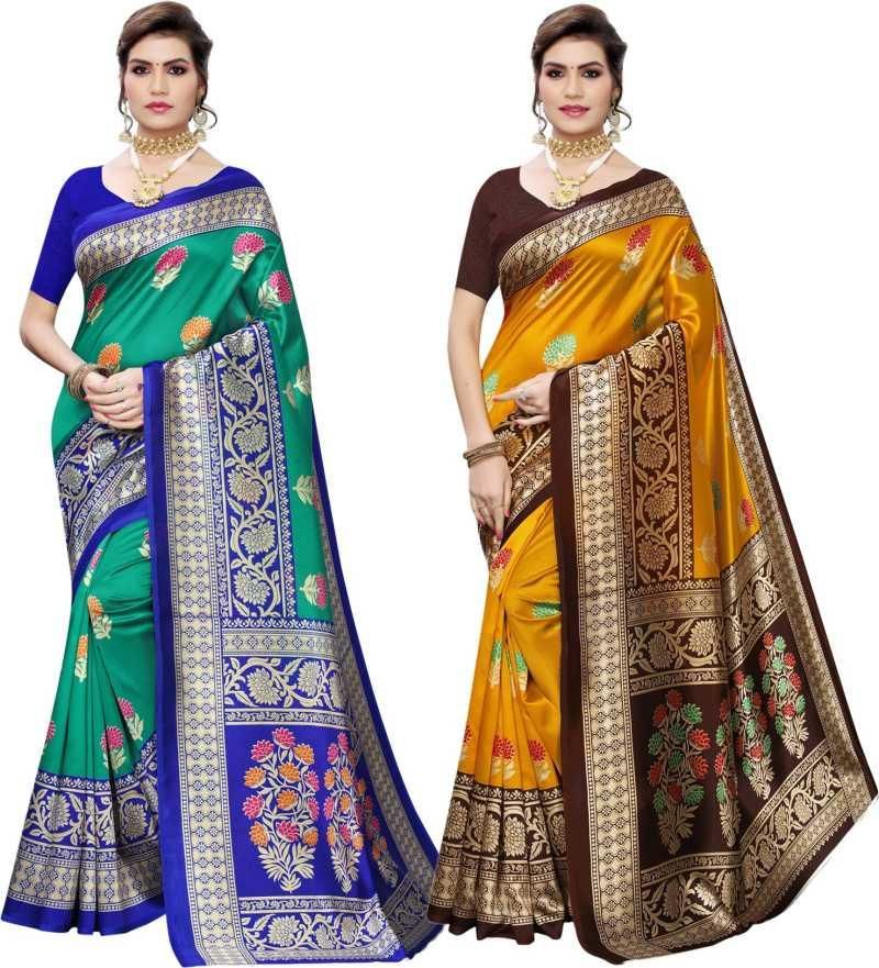 Special Printed Art Silk Sarees (Combo)