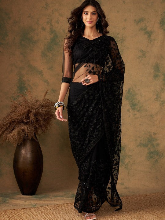 1-MIN READY TO WEAR FLORAL SAREE