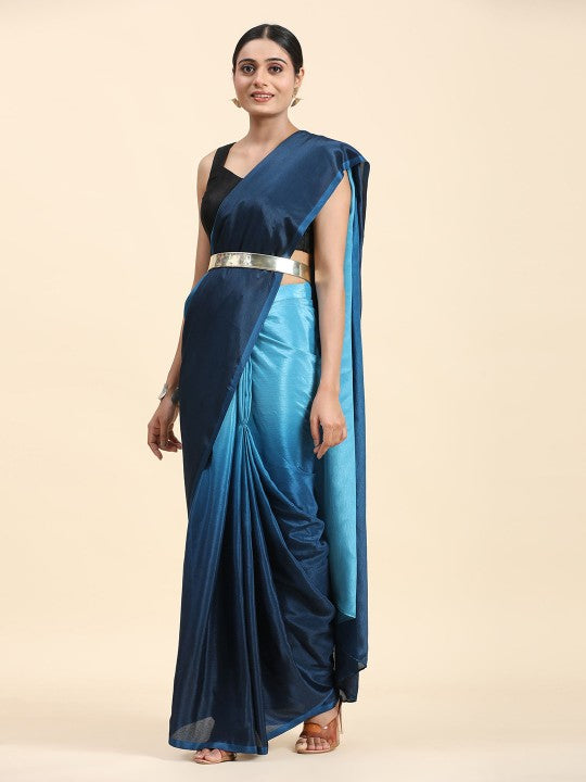 1-MIN READY TO WEAR Ombre SAREE
