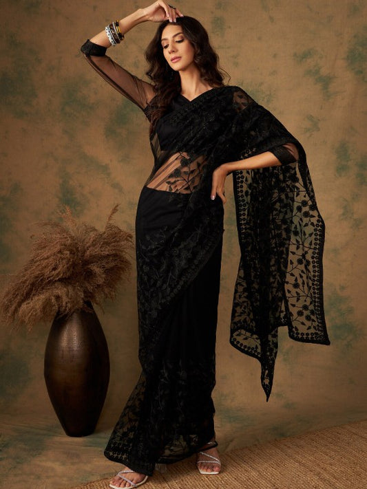 1-MIN READY TO WEAR FLORAL SAREE