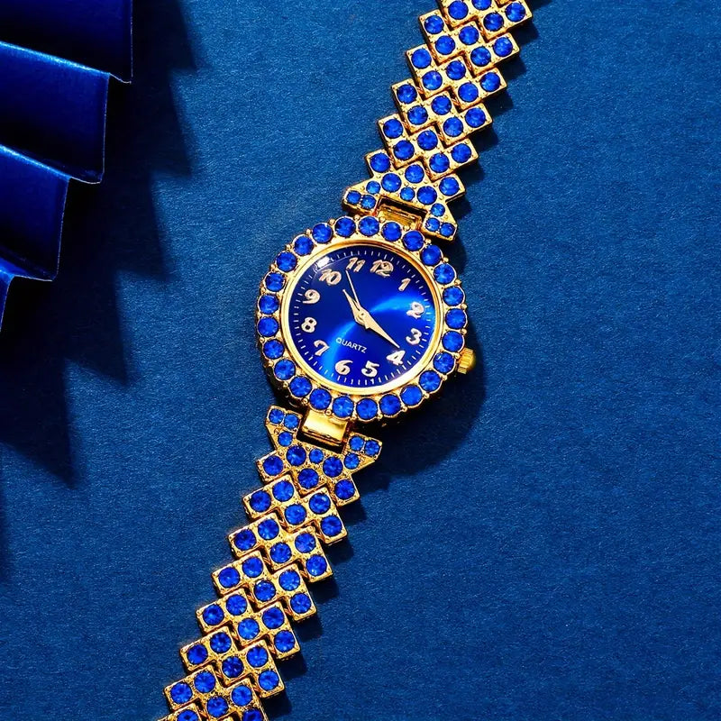 Elegant Rhinestone Quartz Watch Smart Pack