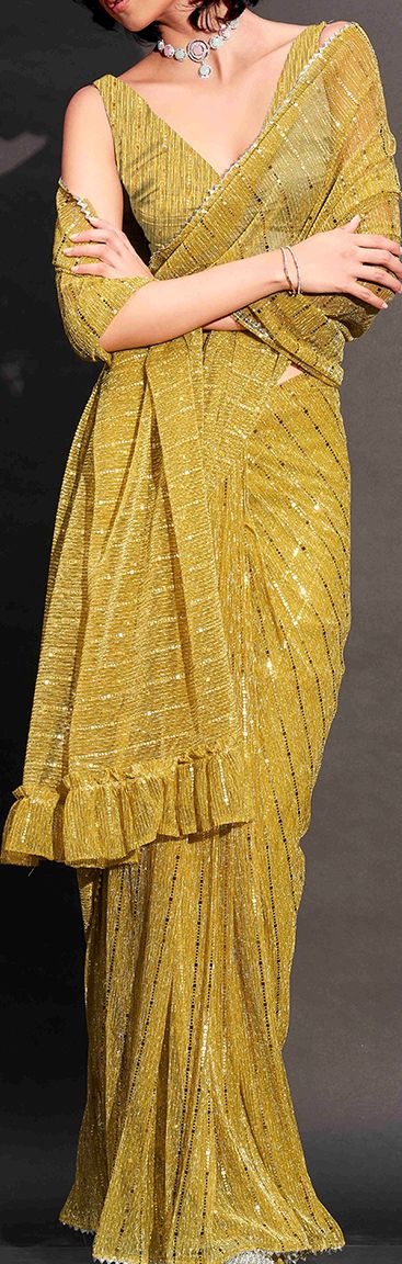 Embellished Ethnic Ready to Wear Saree