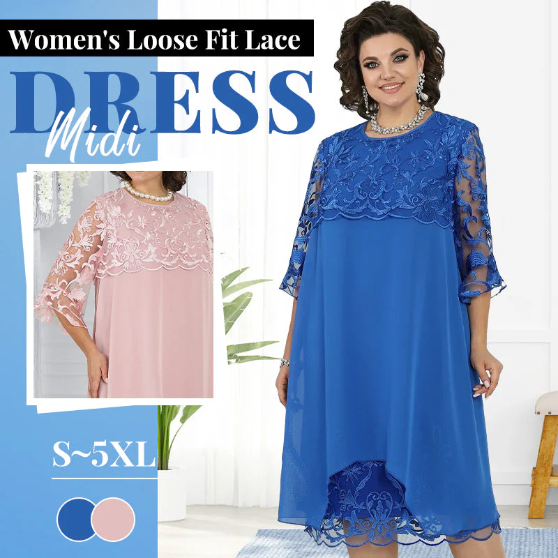 Sheer Breeze Layered Lace Dress