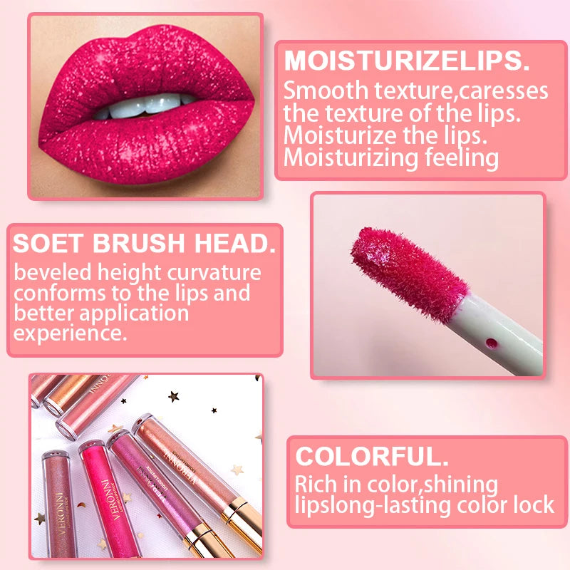 Liquid diamond Liptick 12 pc set ( 4.9⭐ /1762 reviews )