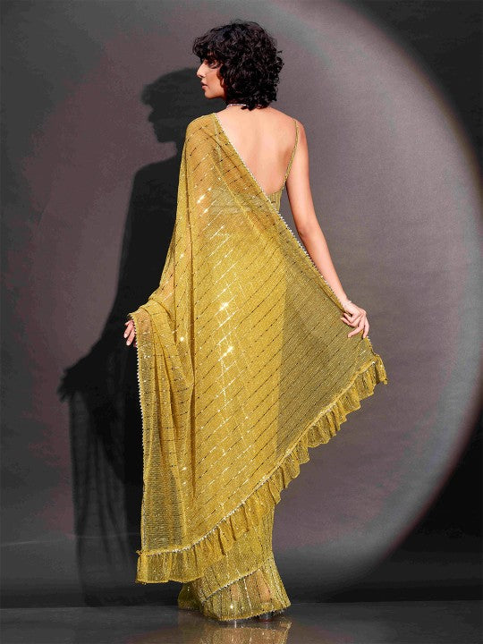Embellished Ethnic Ready to Wear Saree