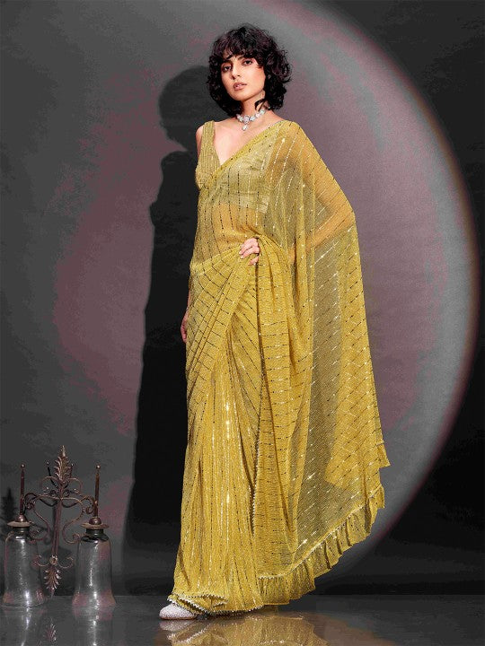 Embellished Ethnic Ready to Wear Saree