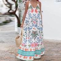 Boho Floral Maxi Sundress