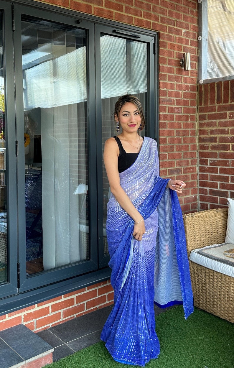 One Minute Ready To Party Saree