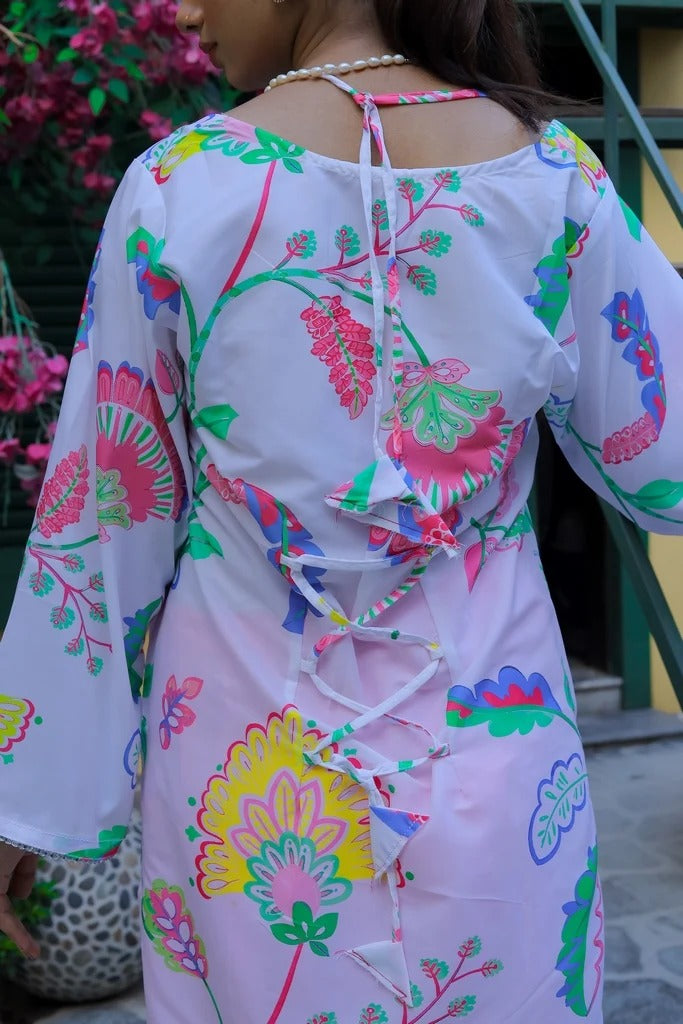 2PC- Adjustable Multi Kurta Set