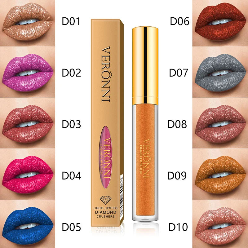 Liquid diamond Liptick 12 pc set ( 4.9⭐ /1762 reviews )